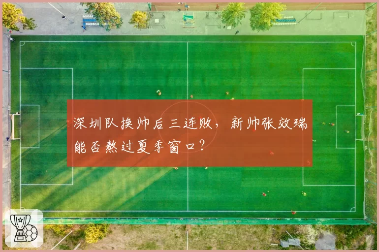 深圳队换帅后三连败,新帅张效瑞能否熬过夏季窗口?